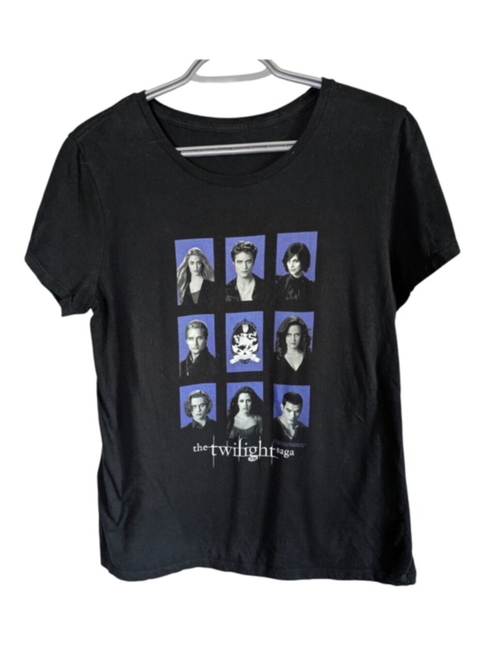 Twilight Cullen Family Portraits T-Shirt Black Size Large Slim Fit